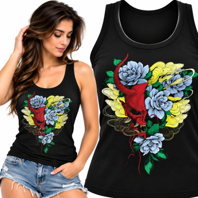 TANK TOP ŚMIESZNY   DAMSKI ONIMARI